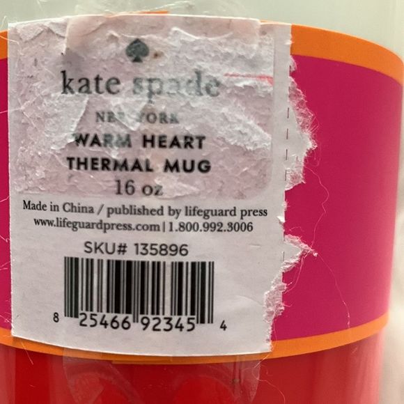 NWT Kate Spade ♠️ Thermal Mug - Picture 7 of 7